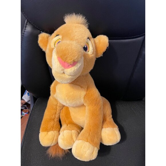 Disney Store Simba Plush Toy The Lion King Yellow Cub Stuffed Animal Kids - Picture 7 of 7